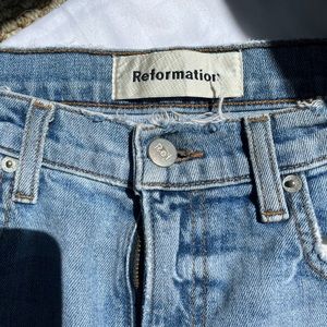 Reformation Liza high straight jean